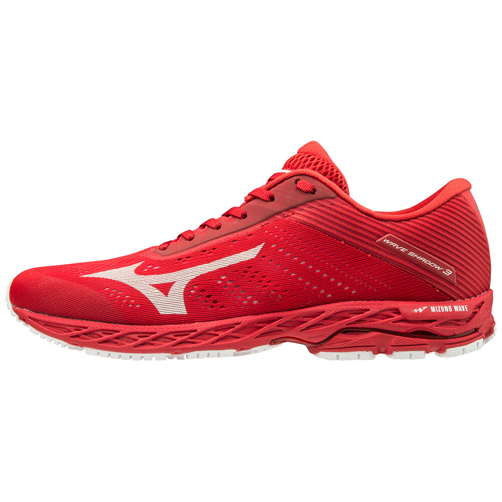 Sapatilhas Running Mizuno WAVE SHADOW 3 - Homem - Vermelhas/Branco - USINF0678